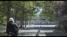 Athens - Acropolis, Police patrol, coronavirus lockdown measures