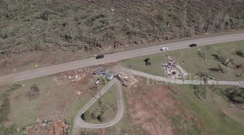 Tornado damage Upson County, Georgia 4/13/2020