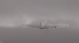 Polar Air Cargo 747 Freighter Condensation Video