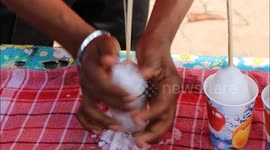 Indian Street Food || Making Of Ice Gola Kala Khata