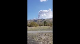 Timelapse shows clouds of volcanic ash rising from Italy's Mount Etna