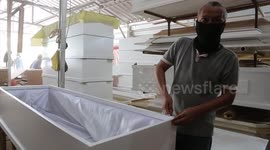 Production of Coffins in Indonesia is Booming Because of the Coronavirus Pandemic