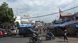 Breaking Corona Virus Spread, Traditional Markets in Indonesia Closed for Sterilization