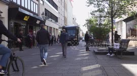 Lively streets, after the corona laws in germany were relaxed