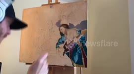 Painter uses timelapse footage to capture his creative process from start to finish