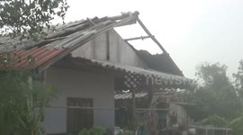 Hailstorms batter northern Thailand damaging dozens of homes