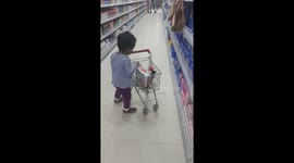 Baby Shopping in The Store