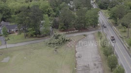 Tornado damage from Hawkinsville, Georgia (raw / unedited)