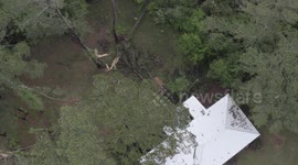 Tornado damage from Hawkinsville, Georgia (raw / unedited) 4/20/2020