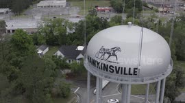 Tornado damage from Hawkinsville, Georgia (raw / unedited) 4/20/2020