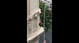 Downtown Los Angeles Jumper Saved By Police