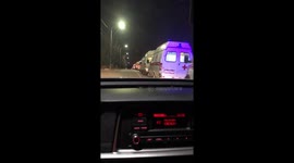 Footage shows ambulances 'queue to enter hospitals' in Moscow during COVID-19 pandemic