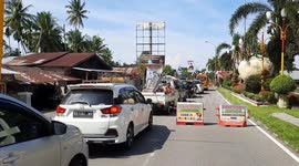 Large-scale restrictions, Padang city authorities check passengers from outside