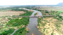 Drone captures elephant enjoying bath amid lockdown in southern India