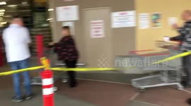 Costco Cattle lines Coronavirus