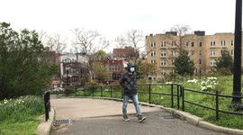 Covid19/Coronavirus Pandemic Epicenter NYC BKLYN April 2020 Social Distancing