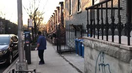 COVID19/Coronavirus Epidemic Pandemic Epicenter Sunset Park BKLYN NYC April 2020 at 7:00 pm