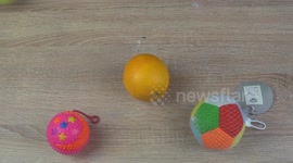 Hydraulic Press Vs Tennis Ball - Experiment