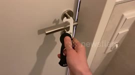 Look, no hands! Austrian man creates door opener with 3D printer to prevent spread of COVID-19