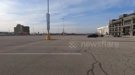 Huge Yorkdale shopping mall in Toronto becomes a ghost town as COVD 19 coronavuris ravages the economy and business