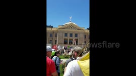Protesters storm Arizona state Capitol in protest against coronavirus lockdown measures