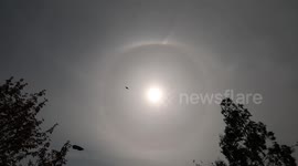 Second Day In Row of Amazing Sun Halo Display During Lock Down