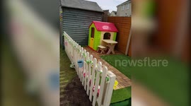 Irish mum builds decking play area for kids during COVID-19 lockdown