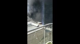 Apartment building fire in Toronto amid COVID-19 lockdown