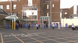 Dorset hospital workers gather as UK claps for carers