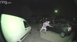 Cocky car thief gets caught by Ring doorbell at 1am in the morning