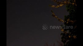Lyrids meteor timelapse