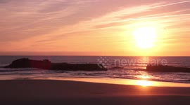 Sunrise  drone footage