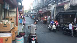 Thai residents take to the streets as coronavirus cases start to ease