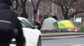 More homeless people opting to sleep in tents on downtown Toronto streets than risk COVID 19 in overcrowded shelters