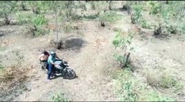 Police drone interrupts couple’s romantic getaway during India's COVID-19 lockdown
