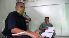 Blind People in Medan, Indonesia Read the Koran in the Holy Month of Ramadan
