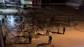 Cambodian cleaners scrub the streets during coronavirus pandemic