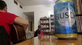 Roommates sing a song together to avoid discouraged by a positive test for covid 19