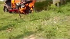 Running scooty fire