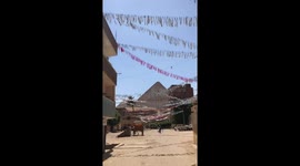 Ramadan Decoration at the Pyramids