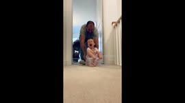UK family have epic race around the house during COVID-19 lockdown