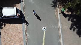 South African man uses drone to collect beer from friend across neighbourhood during coronavirus lockdown