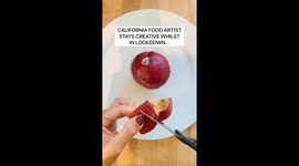 California Food Artist Creates Iconic Celebrity Dresses into Culinary Art