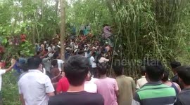 Local man rescues stranded python from death in northeast India