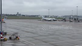 Flybe Goes into Administration, the Scene Around Birmingham Airport the Day After