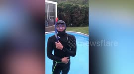 UK teenager with cystic fibrosis completes a full Ironman triathlon during COVID-19 lockdown