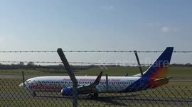 Jet2 Airways Boeing 737-800 Departing from Birmingham Airport's Runway 33