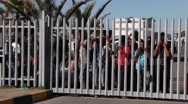 Cape Town locals break out of camp designed to house homeless during COVID-19 pandemic