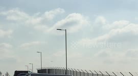 Emirates A380 Landing at Birmingham Airport, March 6th 2020