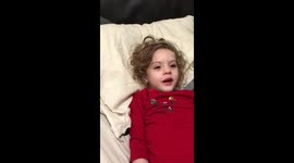 Emily, a multilingual 4 years old, loves telling bedtime stories